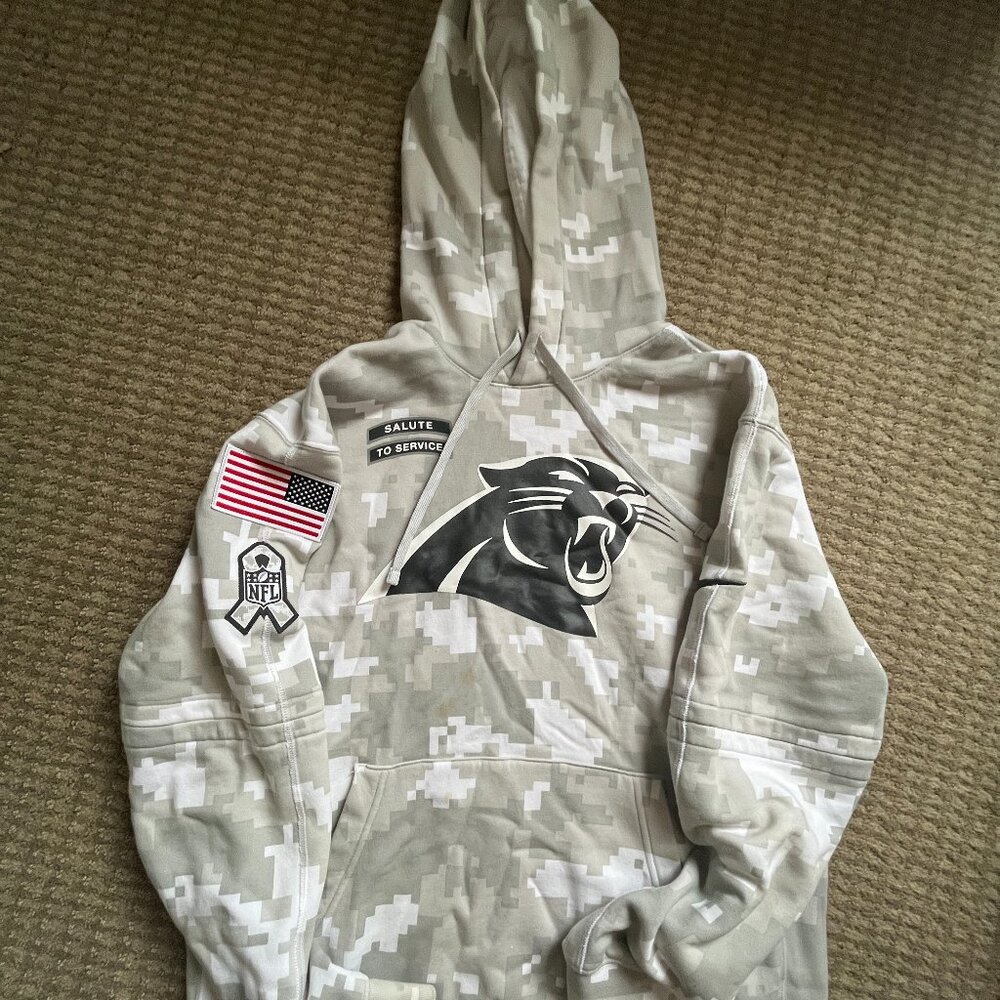 Carolina Panthers "Salute to Service" Camo Sweatshirt